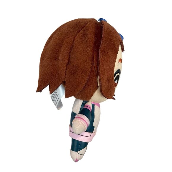 My Hero Academia Tomonui Plush Backpack Clip Keychain Ochaco Uraraka 6" Anime - Picture 4 of 7